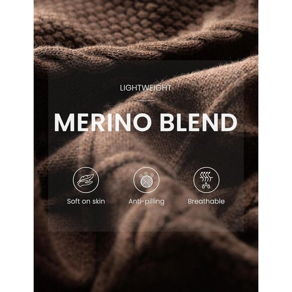 Women's Wool Blend Sweater Vest Medium Crew Neck Cable Sleeveless Knit - Picture 2 of 6